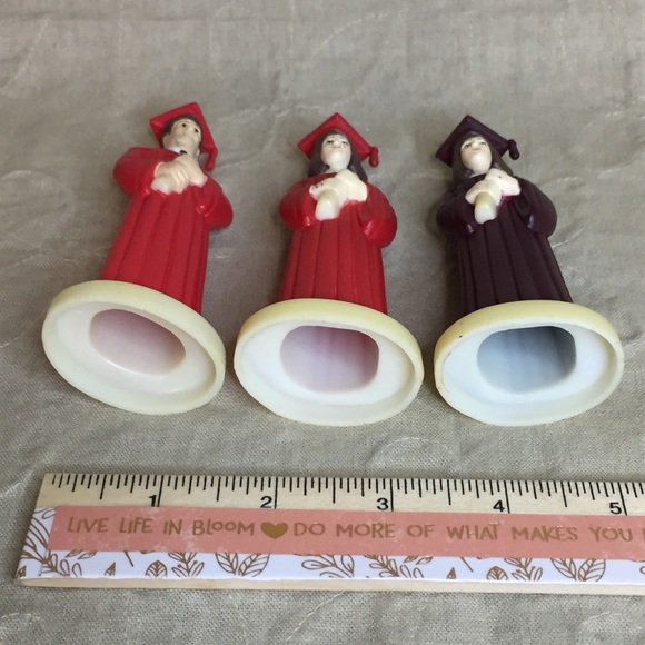 Vintage Graduate Cake Toppers Male And Female 80s - Picture 4 of 16